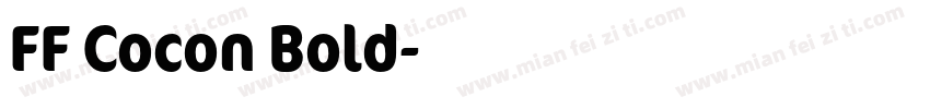FF Cocon Bold字体转换